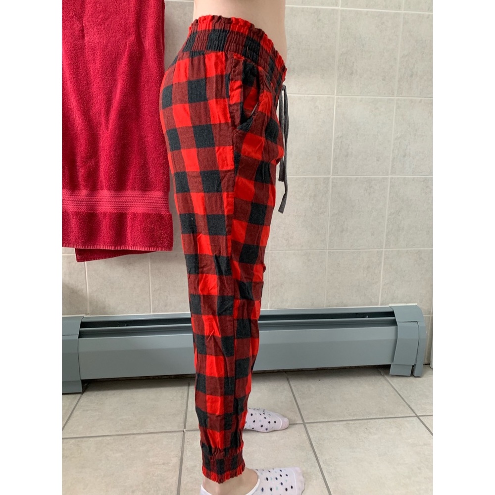Plaid Aerie Sleep Jogger Pants
